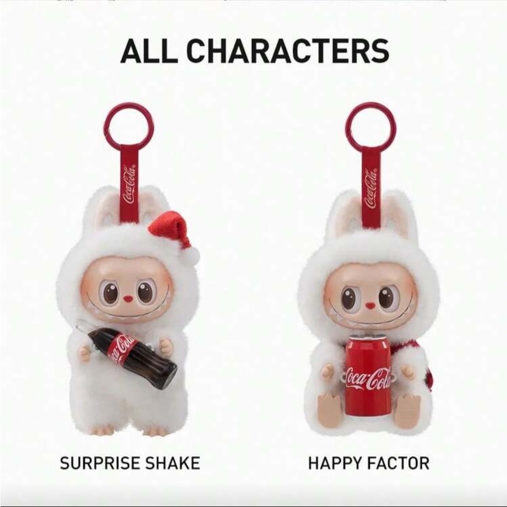 LABUBU X Coca Cola Monster Vinyl Figure SET! WILL NOT BE MADE AGAIN! HTF